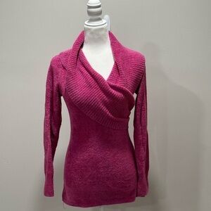 Athleta Sochi Cozy Sweater, Magenta Size Small
